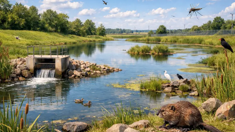 Managing Pest Risks in Retention and Detention Ponds