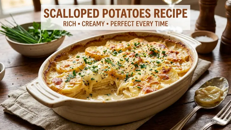 Scalloped Potatoes Recipe Rich Creamy Perfect Every Time