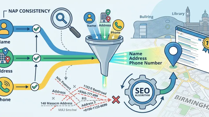 What is NAP consistency in Birmingham SEO