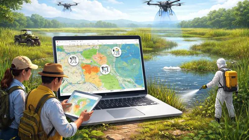How to Use Geographic Information Systems in Water Pest Control