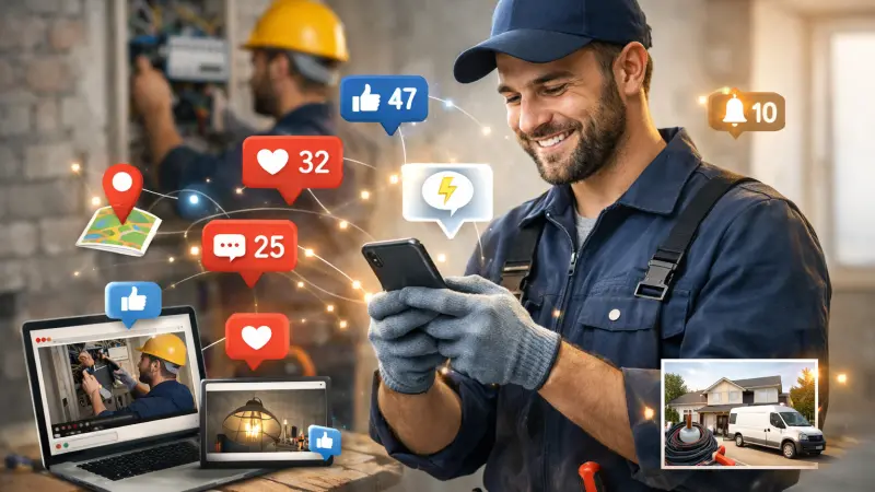 Social Media Engagement for UK Local Electrical Services