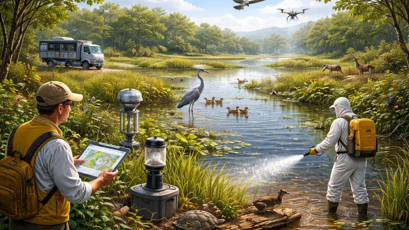 How Water Pest Control Supports Wildlife Conservation