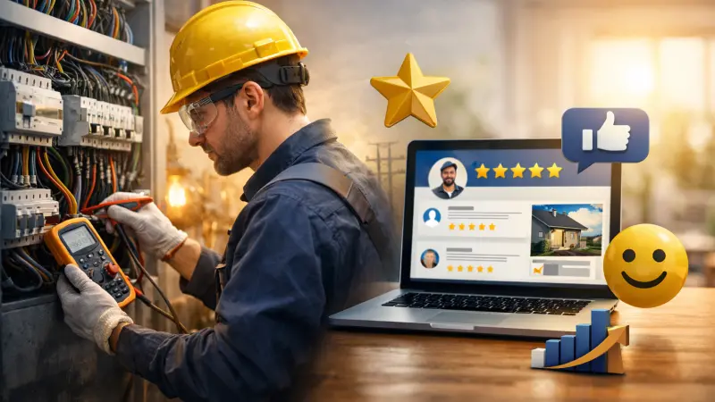 Benefits of Online Reviews for Electrical Business Credibility