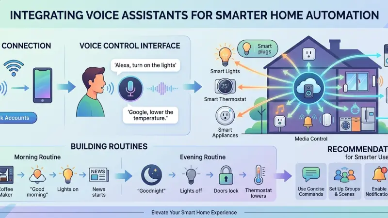 Integrating Voice Assistants for Smarter Home Automation Usage A Comprehensive Guide