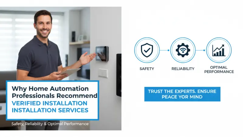Why Home Automation Professionals Recommend Verified Installation Services