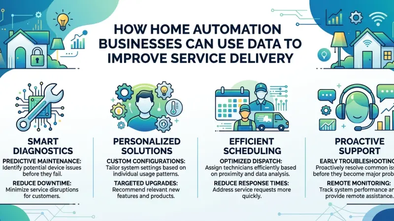 How Home Automation Businesses Can Use Data to Improve Service Delivery