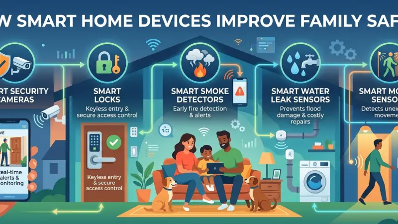How Smart Home Devices Improve Family Safety