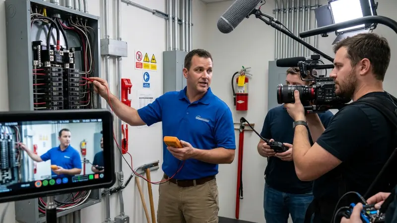 Video Marketing for UK Electrical Services Showcase Expertise
