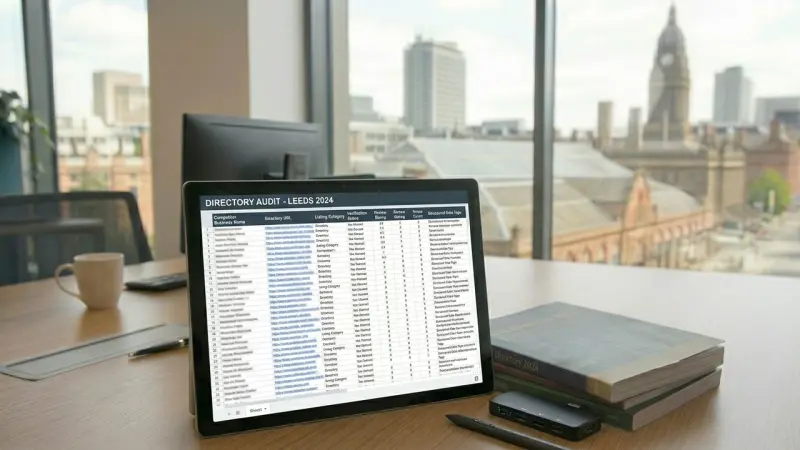 Spy on competitor listings in Leeds directories