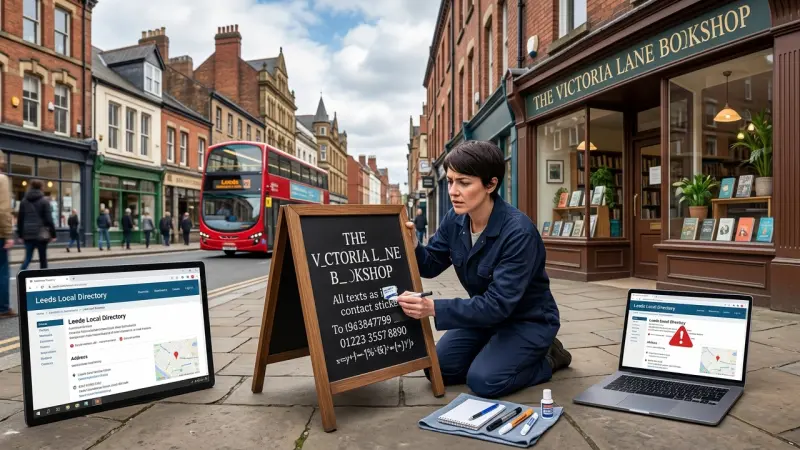 How to fix incorrect business info in Leeds directories