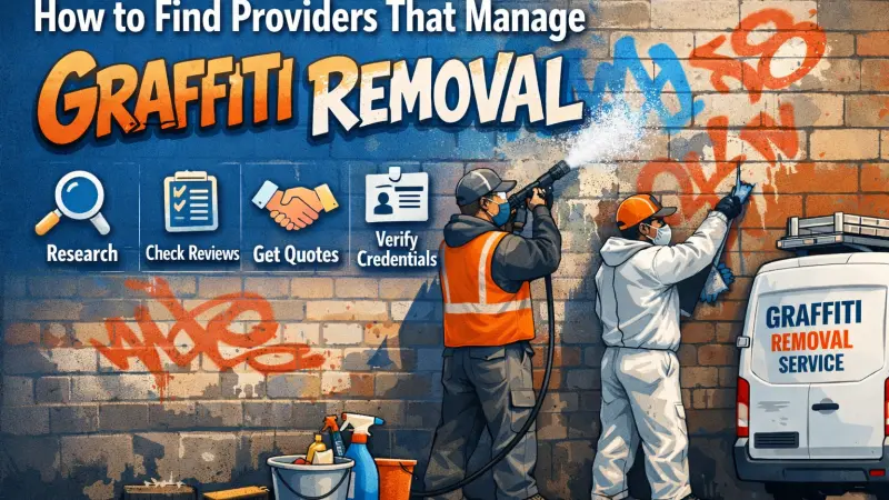 How to Find Providers That Manage Graffiti Removal