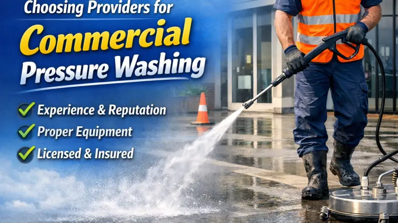 Choosing Providers for Commercial Pressure Washing