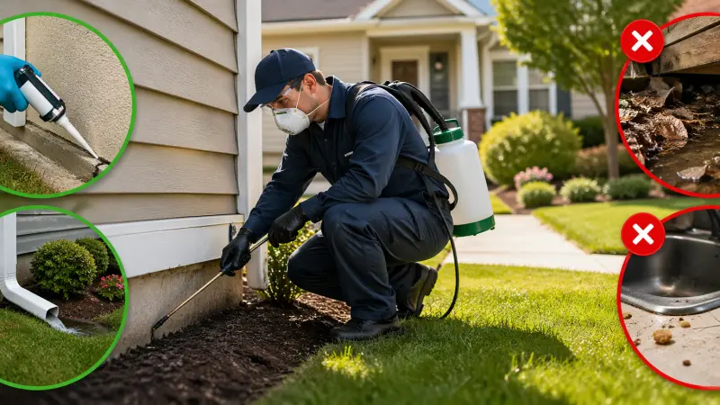 Residential Water Pest Control Dos and Don ts
