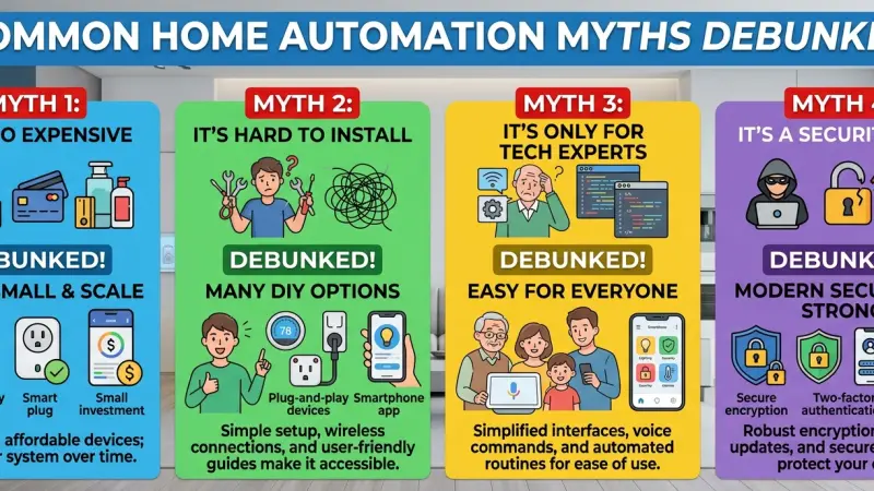 Common Home Automation Myths Debunked Separating Fact from Fiction