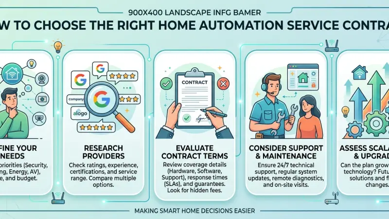 The Intelligent Home How to Choose the Right Home Automation Service Contract