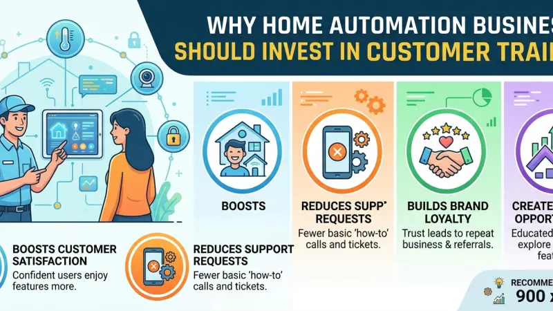 Why Home Automation Businesses Should Invest in Customer Training