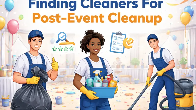 Finding Cleaners For Post Event Cleanup