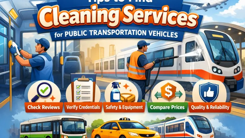Finding Cleaning Services for Public Transportation Vehicles