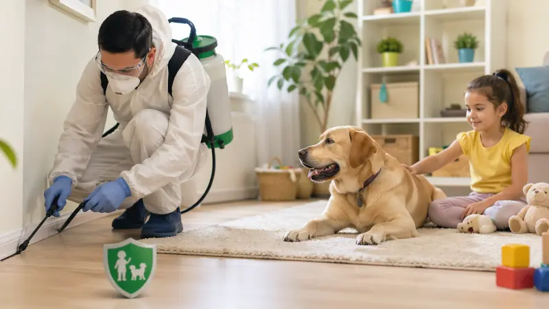Guidelines for Safe Pest Control Around Children and Pets