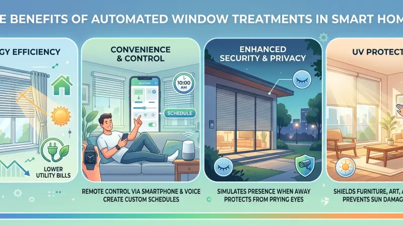 The Benefits of Automated Window Treatments in Smart Homes