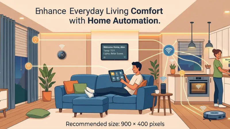 Using Home Automation to Enhance Everyday Living Comfort