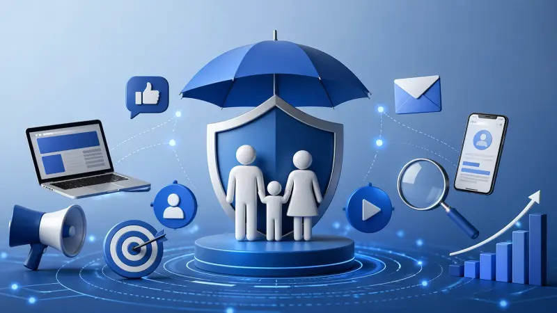 What are the top digital channel strategies for life insurance lead generation