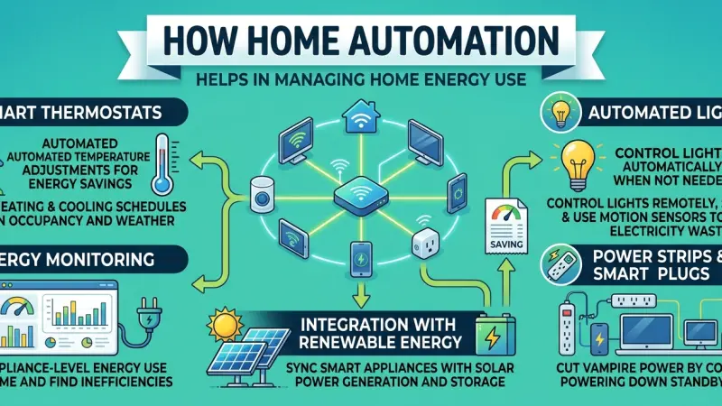 How Home Automation Helps In Managing Home Energy Use