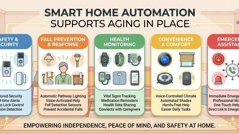 How Smart Home Automation Supports Aging in Place