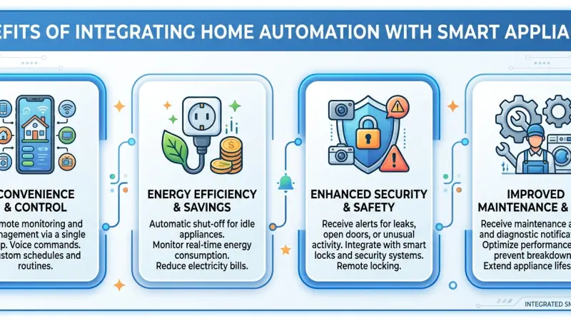 Benefits of Integrating Home Automation with Smart Appliances