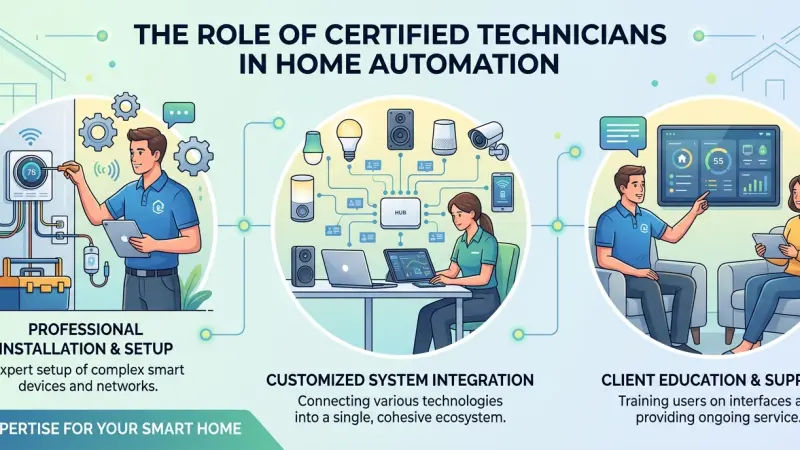 The Role of Certified Technicians in Home Automation