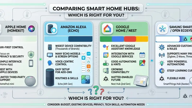 Comparing Smart Home Hubs Which Is Right for You