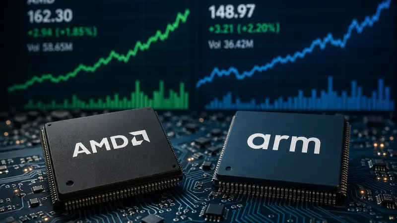 AMD and ARM Stock Analyzing Growth Trends in the Semiconductor Market
