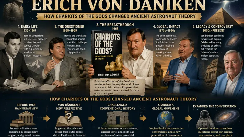 The Evolution of Erich Von Daniken How Chariots of the Gods Changed Ancient Astronaut Theory