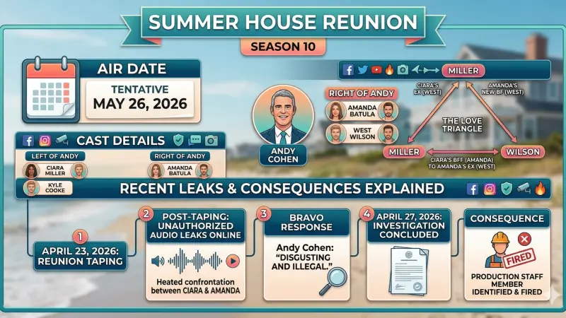 Summer House Reunion Air Date Cast Details and Recent Leaks Explained