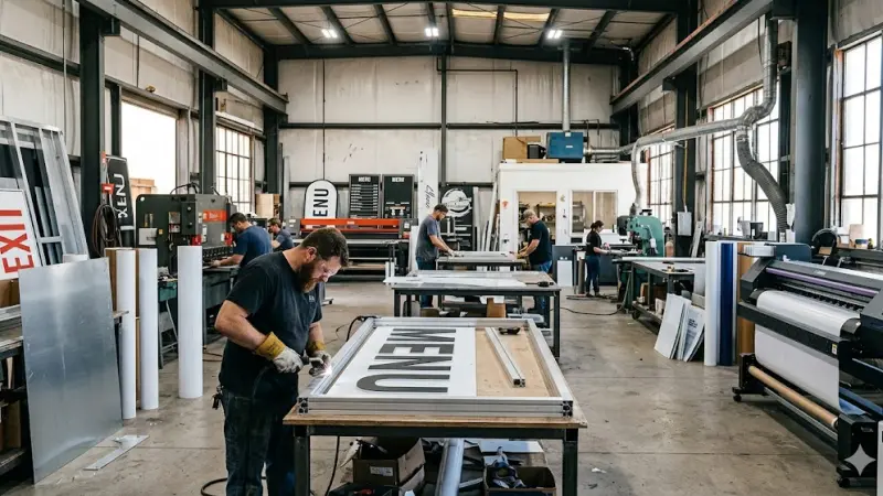 UK B2B Guide to Finding the Right Signage Manufacturer