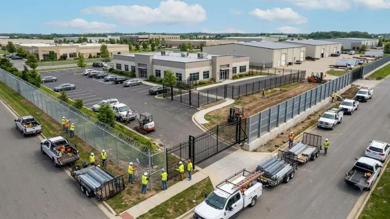How to Hire the Best commercial fencing contractor for Your UK Site