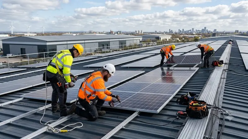 Top commercial solar panel installers UK Guide
