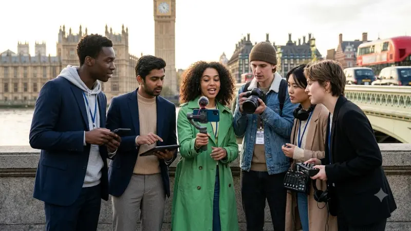 Gen Z Political Reporters and News Creators in the UK
