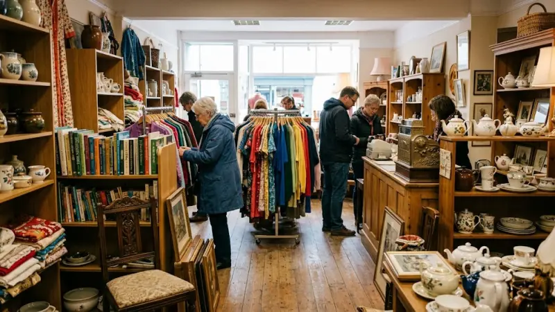Explore Charity Shops in Warminster and Local Areas