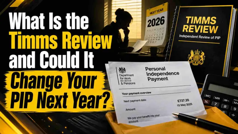 What Is the Timms Review and Could It Change Your PIP Next Year