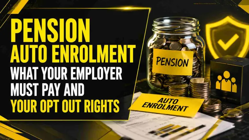 Pension Auto Enrolment What Your Employer Must Pay and Your Opt Out Rights