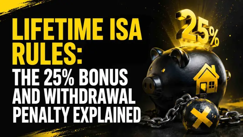 Lifetime ISA Rules: The 25% Bonus and Withdrawal Penalty Explained