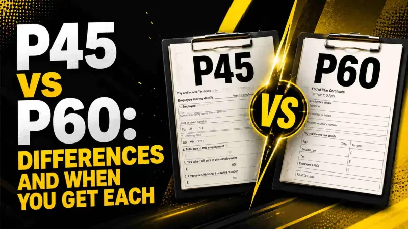 P45 vs P60: Differences and When You Get Each