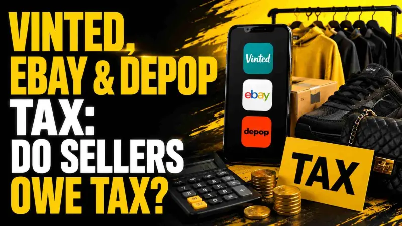 Vinted, eBay & Depop Tax: Do Sellers Owe Tax?