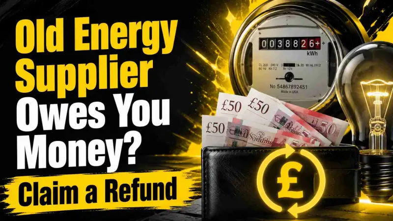 Old Energy Supplier Owes You Money Claim a Refund