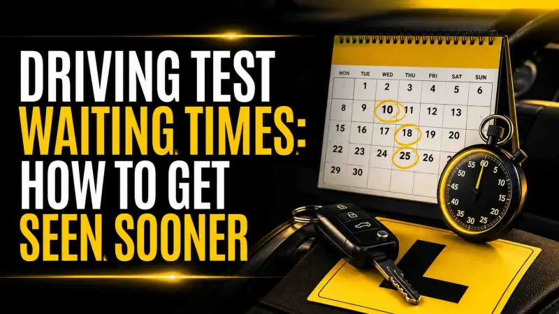 Driving Test Waiting Times How to Get Seen Sooner