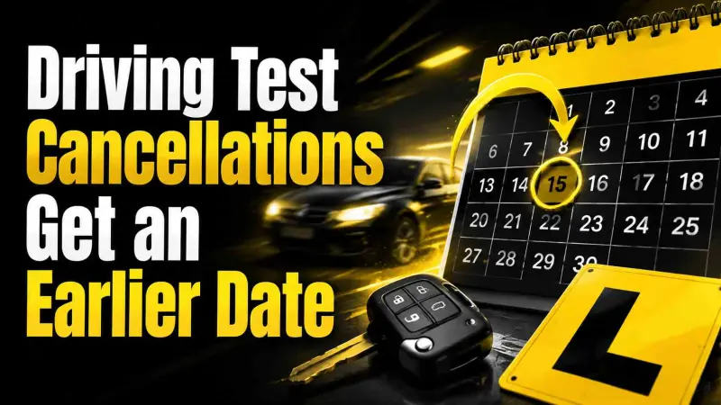 Driving Test Cancellations Get an Earlier Date