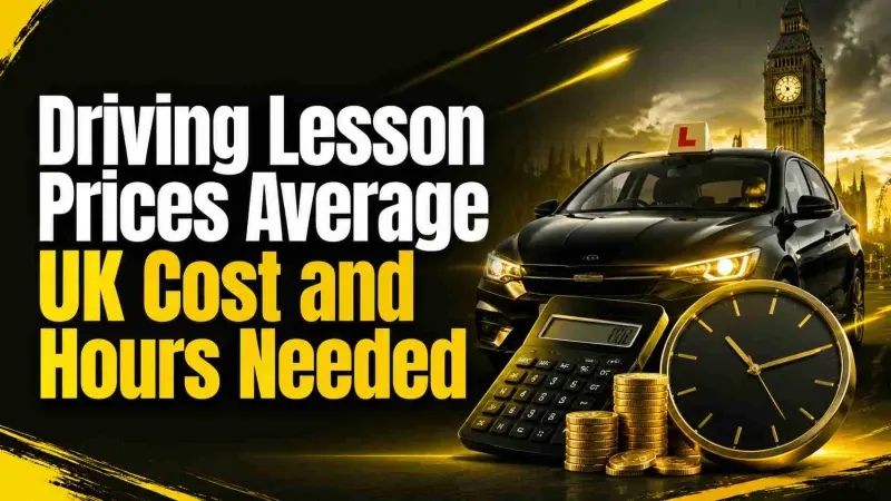 Driving Lesson Prices Average UK Cost and Hours Needed