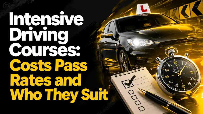 Intensive Driving Courses: Costs Pass Rates and Who They Suit