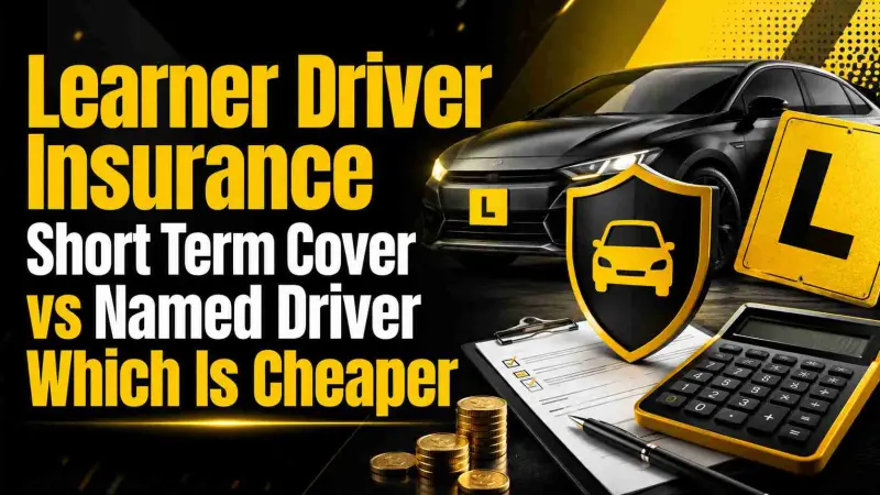 Learner Driver Insurance Short Term Cover vs Named Driver Which Is Cheaper